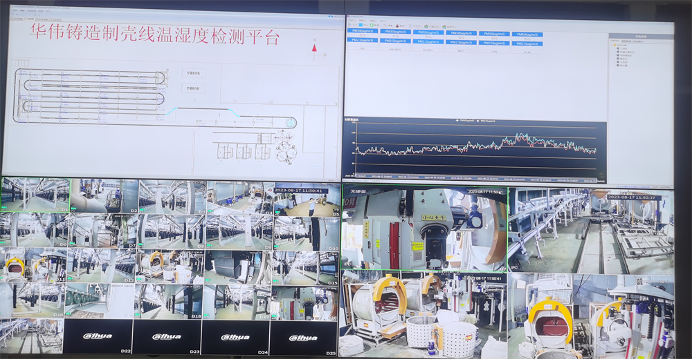Fully Automatic Shell Making Line Temperature and Humidity Monitoring System(图1)